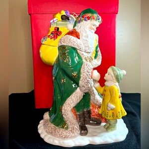 WATERFORD China Holiday Heirloom Cookie Jar: Letters to Santa. NEW IN BOX